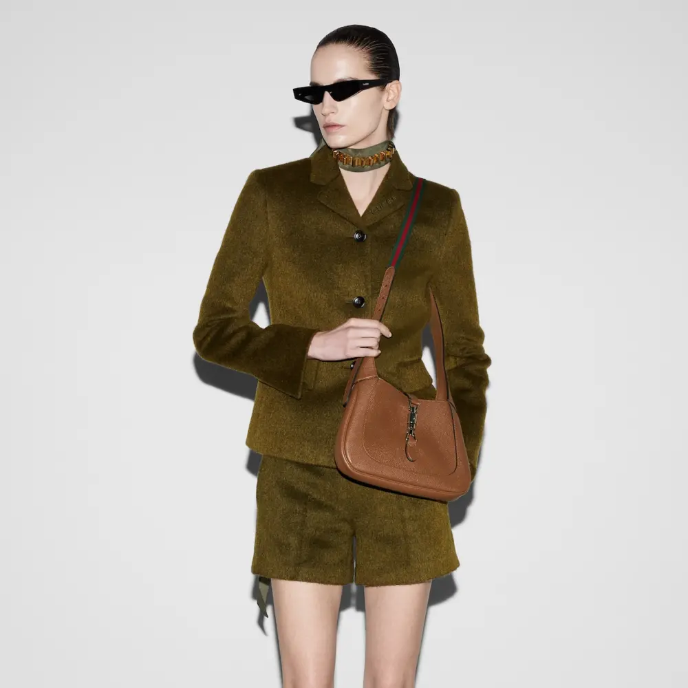 Túi Gucci Jackie 1961 Small 'Cuir' 810232-AAD5V-2542 - Ảnh 4