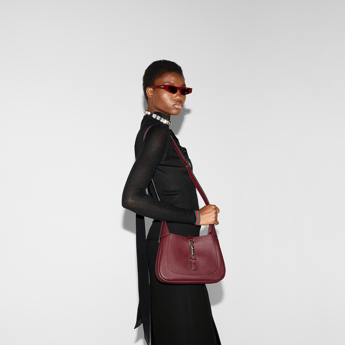 Túi Gucci Jackie 1961 Small 'Rosso' 810232-AAD5V-6449 - Ảnh 5