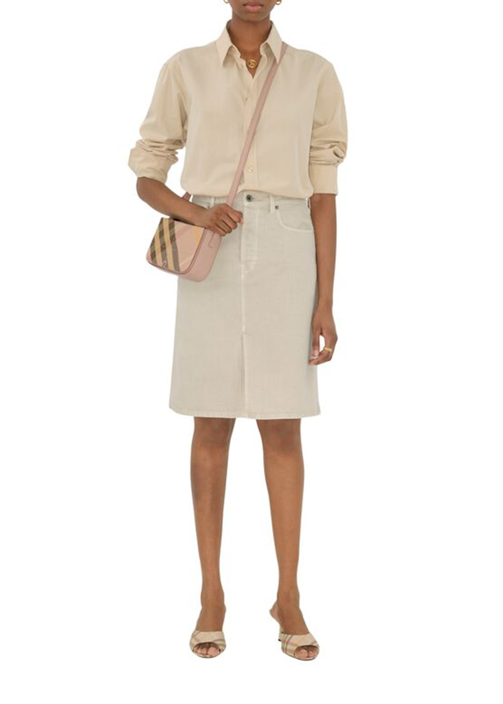 Alternative view of Túi Burberry Snip Crossbody 'Pink' 81036411