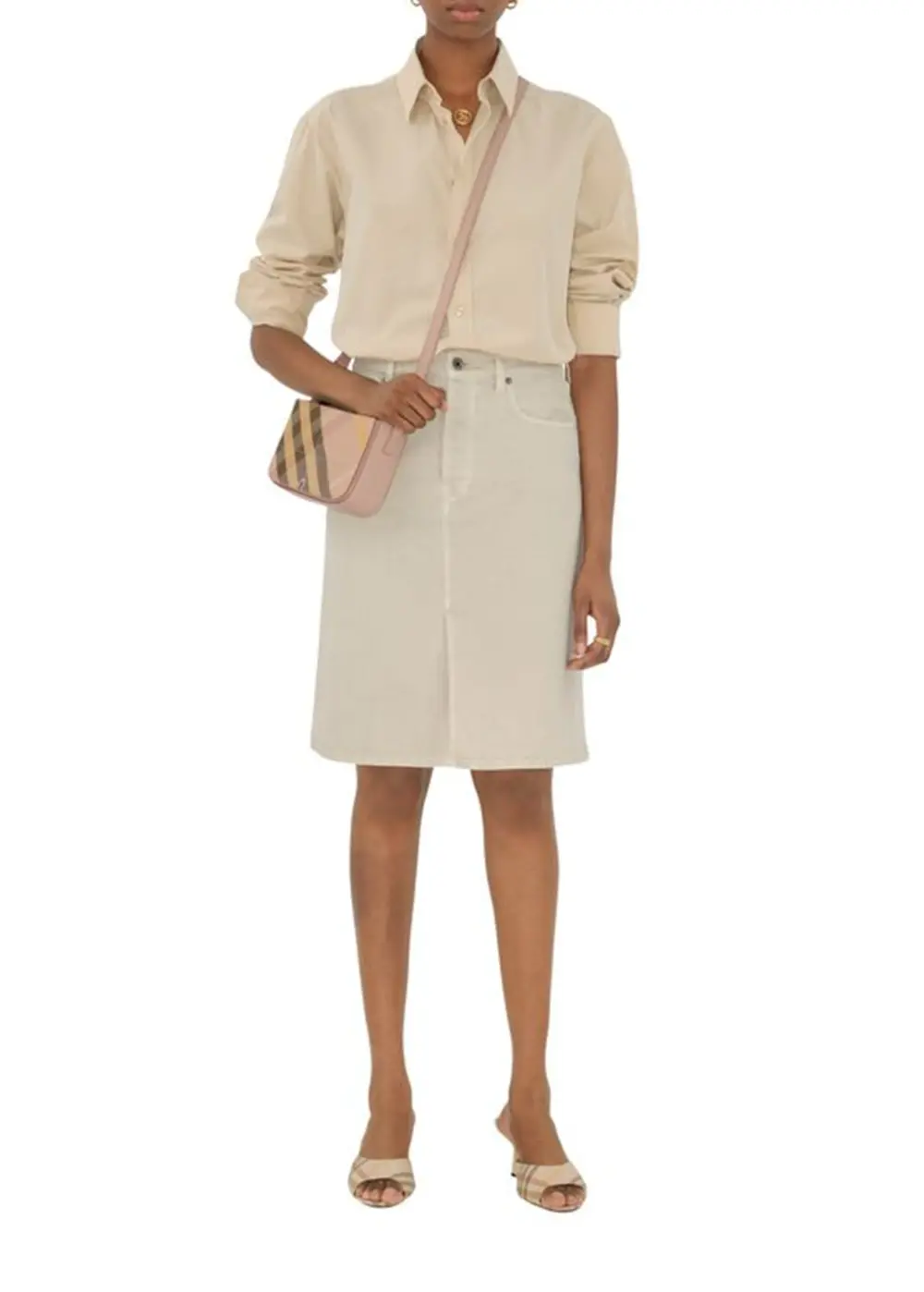 Alternative view of Túi Burberry Snip Crossbody 'Pink' 81036411