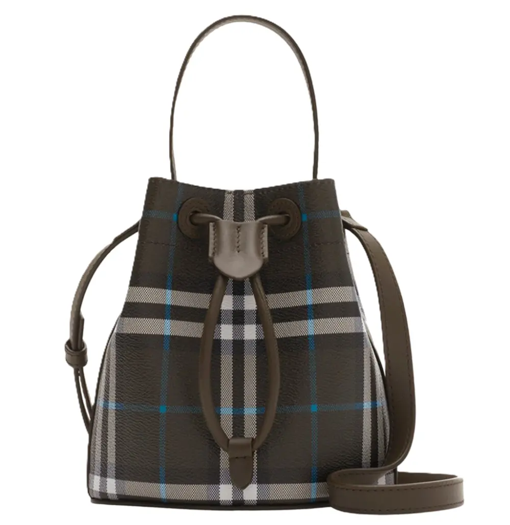 Túi Burberry Mini Check Bucket 'Brown' 81083031