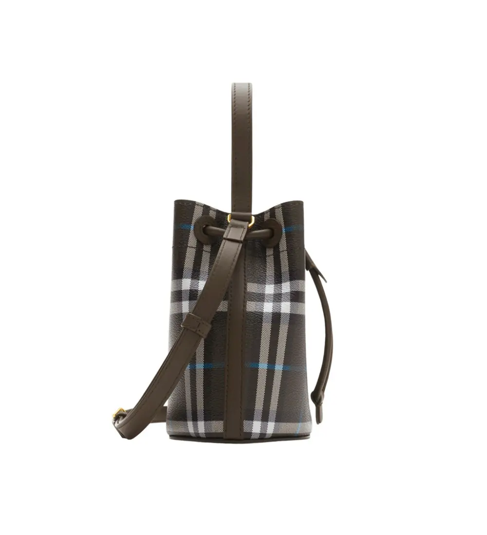 Túi Burberry Mini Check Bucket 'Brown' 81083031 - Ảnh 4