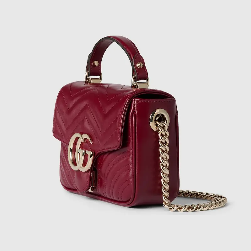 Alternative view of Túi Gucci Gg Marmont Mini 'Rosso Ancora' 811238-AAECK-6207