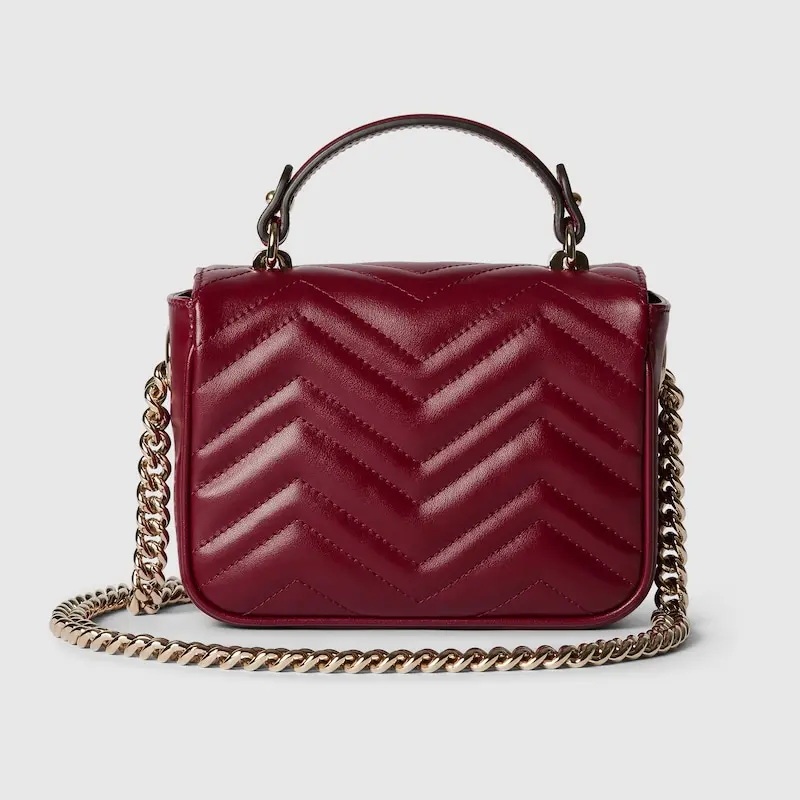 Túi Gucci Gg Marmont Mini 'Rosso Ancora' 811238-AAECK-6207 - Ảnh 5