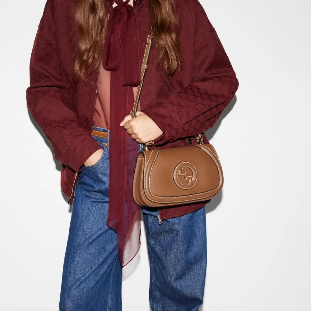Túi Gucci Blondie Small Top 'Brown' 815714-AAEC2-2718 - Ảnh 4