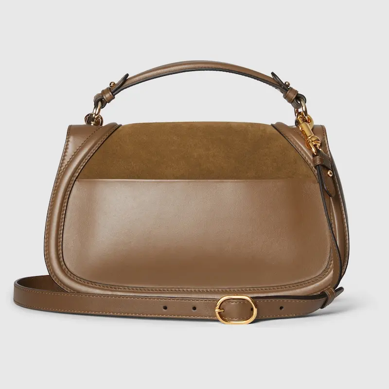 Túi Nữ Gucci Blondie Medium Suede 'Brown' 815719-CAAAU-2808 - Ảnh 5