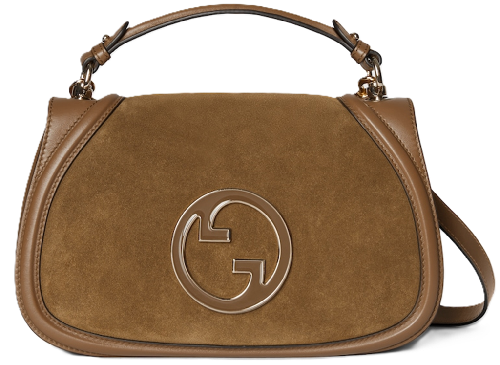 Túi Nữ Gucci Blondie Medium Suede 'Brown' 815719-CAAAU-2808