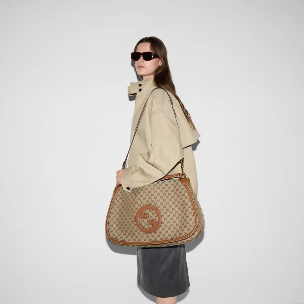 Túi Gucci Blondie Large Top 'Brown' 815721-HAAKG-9755 - Ảnh 4