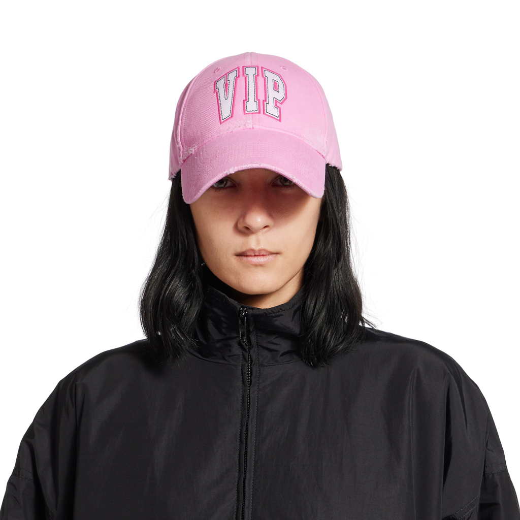 Mũ Balenciaga VIP Teamp Logo Cotton Drill ‘Pink’ 837021410B22014 - Ảnh 3