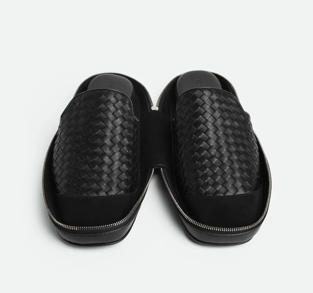 Dép Nữ Bottega Veneta Palazzo Slipper Travel 'Black' 837952V2ED01000 - Ảnh 5