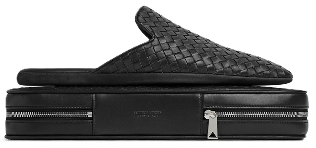 Dép Nữ Bottega Veneta Palazzo Slipper Travel 'Black' 837952V2ED01000