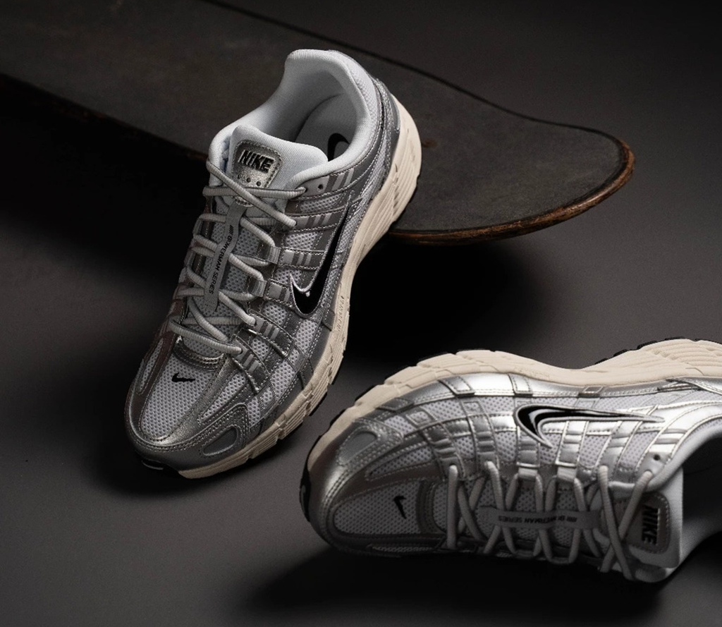 Giày Nike P-6000 ‘White Metallic Silver’ CD6404-105 - Ảnh 7