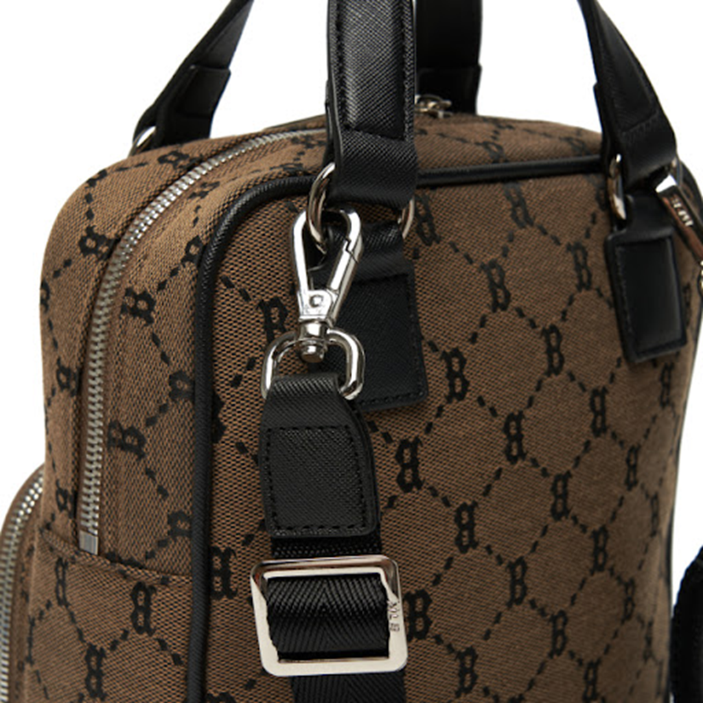 Alternative view of Túi MLB Monogram Diamond Jacquard ‘Dark Begie’ 3ABKS031N-43BGD