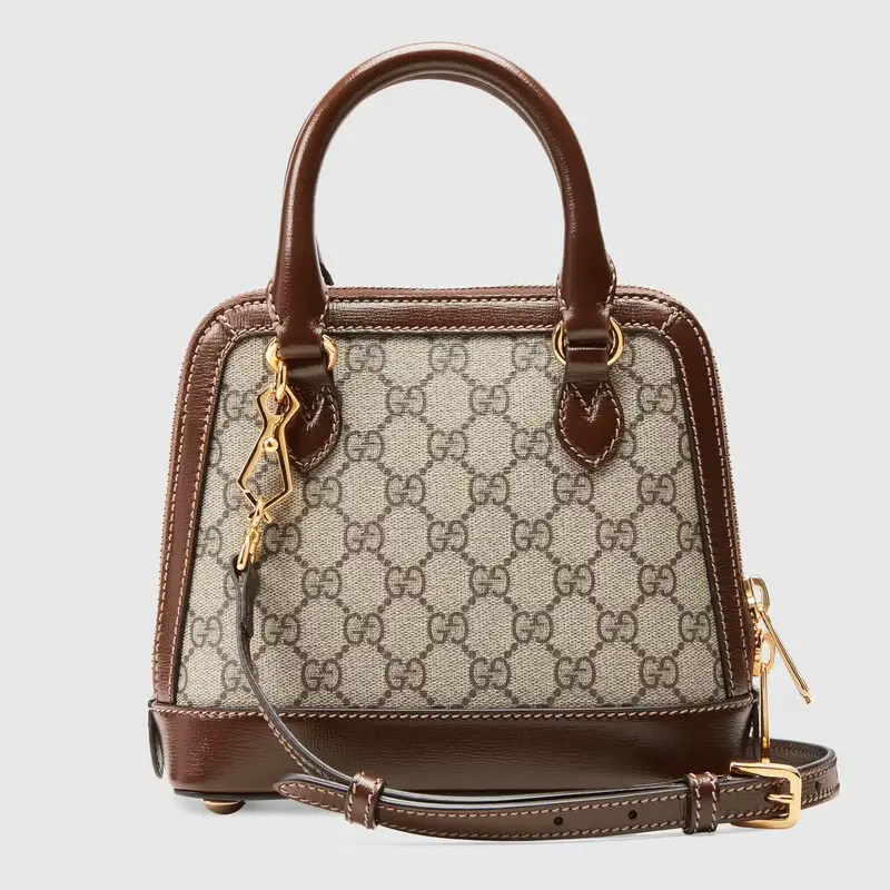 Túi Gucci Horsebit 1955 'Beige Dark Brown' 640716-92TCG-8563 - Ảnh 3