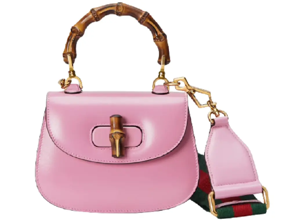Túi Gucci Mini Top Handle With Bamboo 'Pink Leather' 686864-10ODT-5467