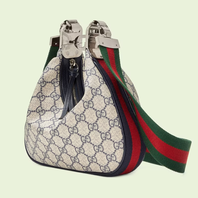 Túi Gucci Attache Small Shoulder Bag 'Beige Blue' 699409-96GRN-4082 - Ảnh 5