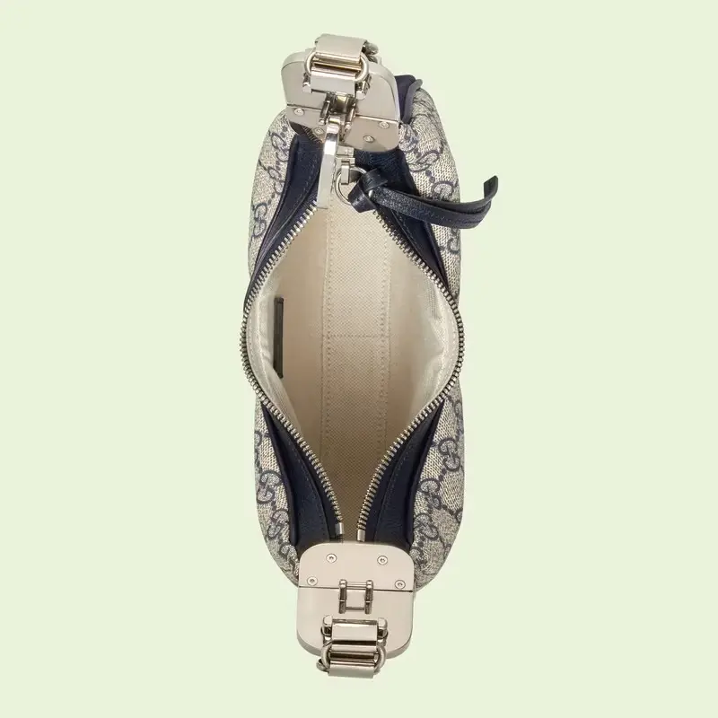 Alternative view of Túi Gucci Attache Small Shoulder Bag 'Beige Blue' 699409-96GRN-4082