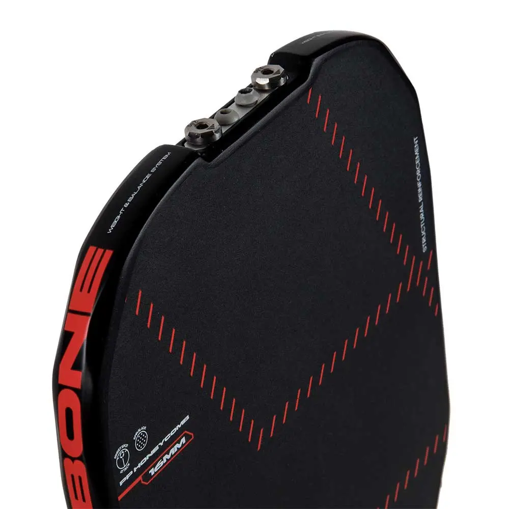 Vợt Pickleball Adidas Metalbone LP Pickleball Paddle 16mm ‘Black Red’ - Ảnh 4
