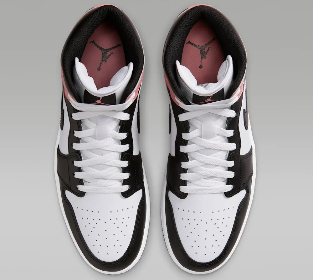 Giày Nike Air Jordan 1 Mid ‘White Rust Pink Black’ DQ8426-100 - Ảnh 3