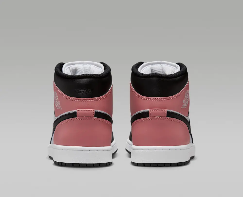Giày Nike Air Jordan 1 Mid ‘White Rust Pink Black’ DQ8426-100 - Ảnh 4