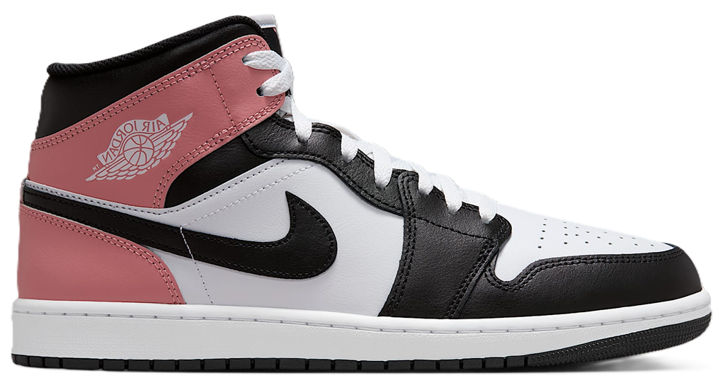 Giày Nike Air Jordan 1 Mid ‘White Rust Pink Black’ DQ8426-100