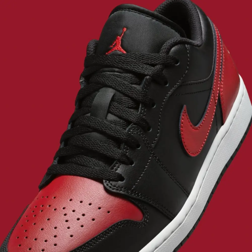 Giày Nike Air Jordan 1 Low ‘Bred Twist’ 553558-067 - Ảnh 3
