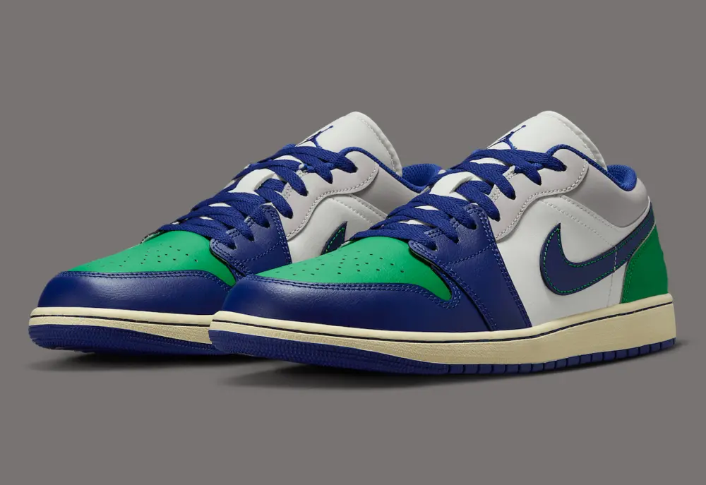 Alternative view of Giày Nike Air Jordan 1 Low ‘Deep Royal Blue’ 553558-147