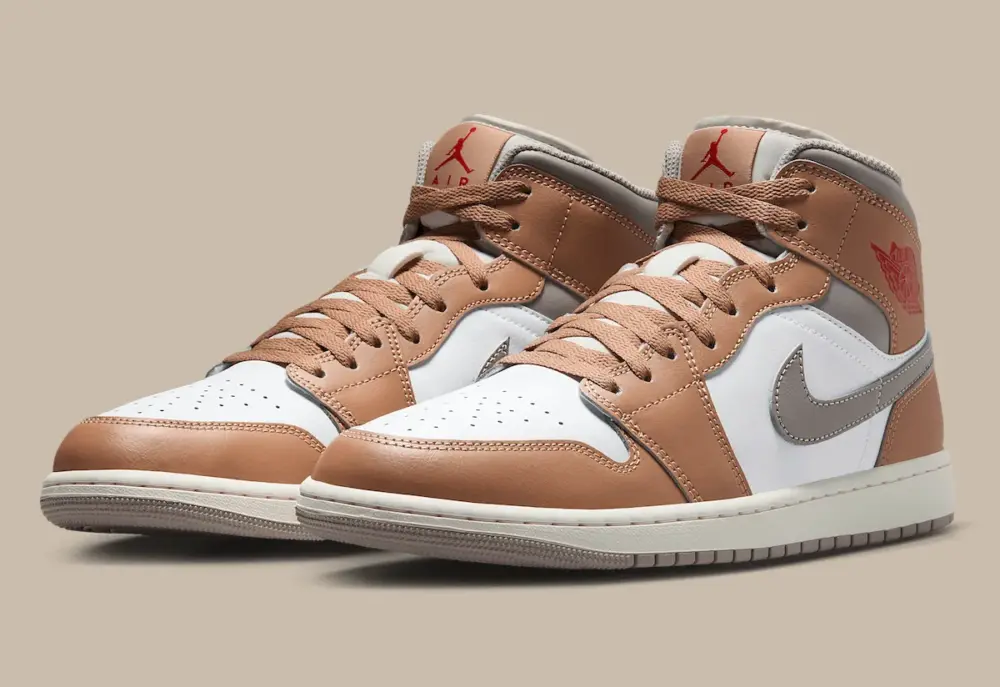 Alternative view of Giày Nike Air Jordan 1 Mid ‘Hemp’ DQ8426-200
