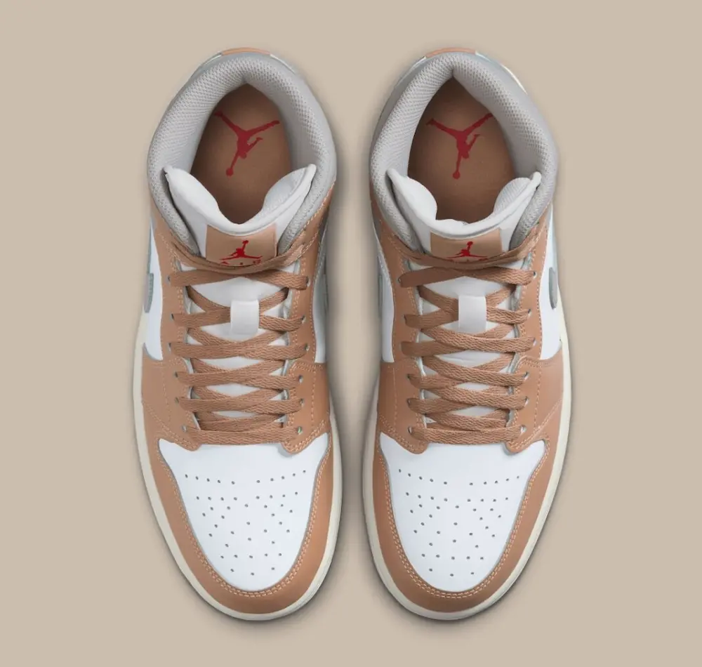 Giày Nike Air Jordan 1 Mid ‘Hemp’ DQ8426-200 - Ảnh 4