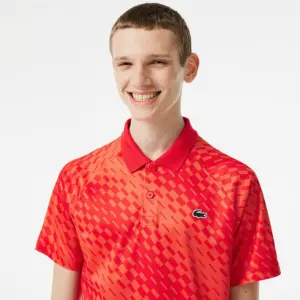 Alternative view of Áo Lacoste Tennis x Novak Djokovic Fan Version Polo ‘Red’ DH5174-WI9
