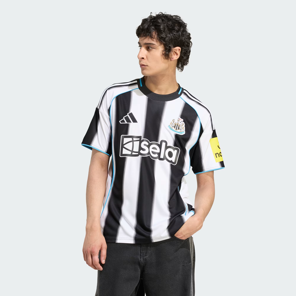 Áo Adidas Newcastle United 2025/26 ‘Black White’ JI7382 - Ảnh 3