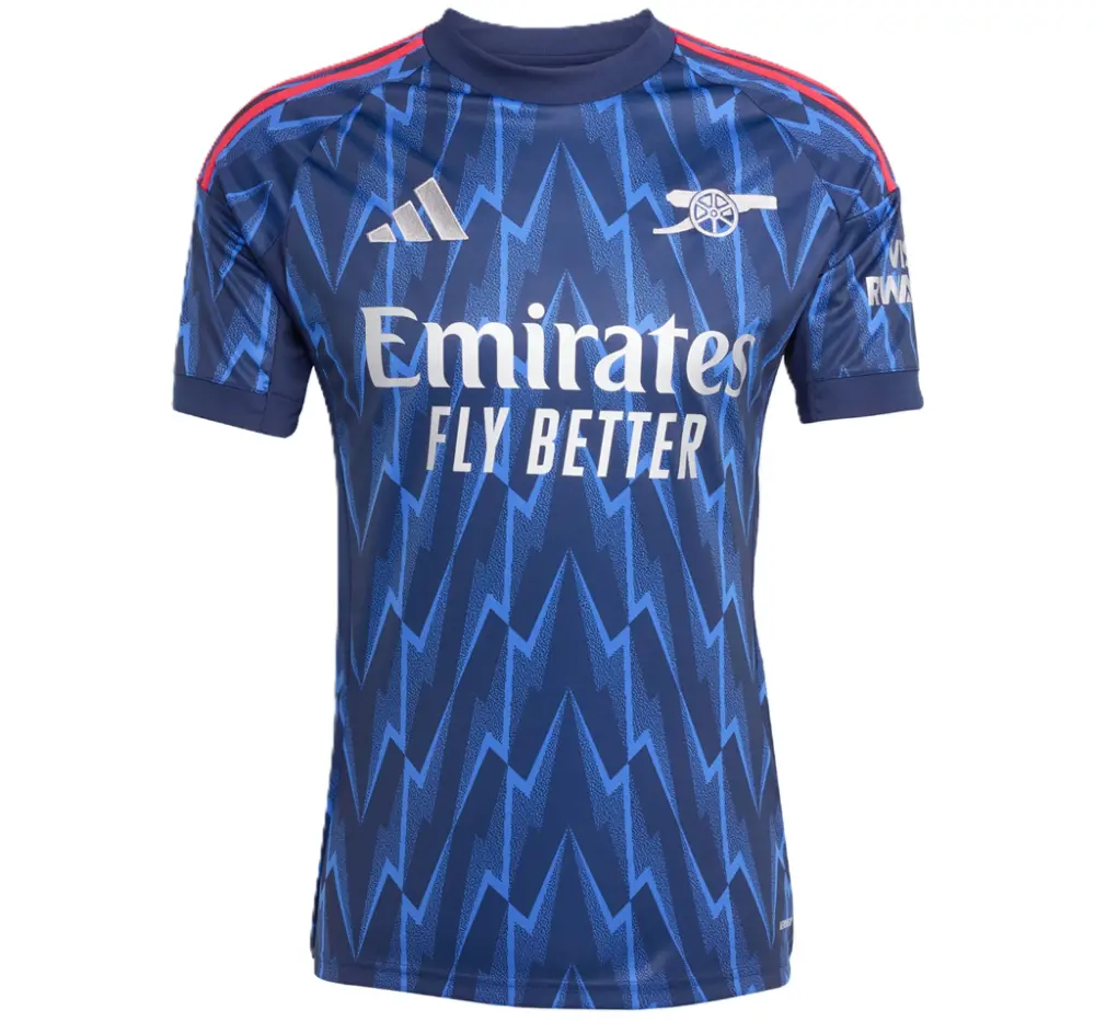 Áo Adidas Arsenal Away Kit Season 25 ‘Blue’ JI9511