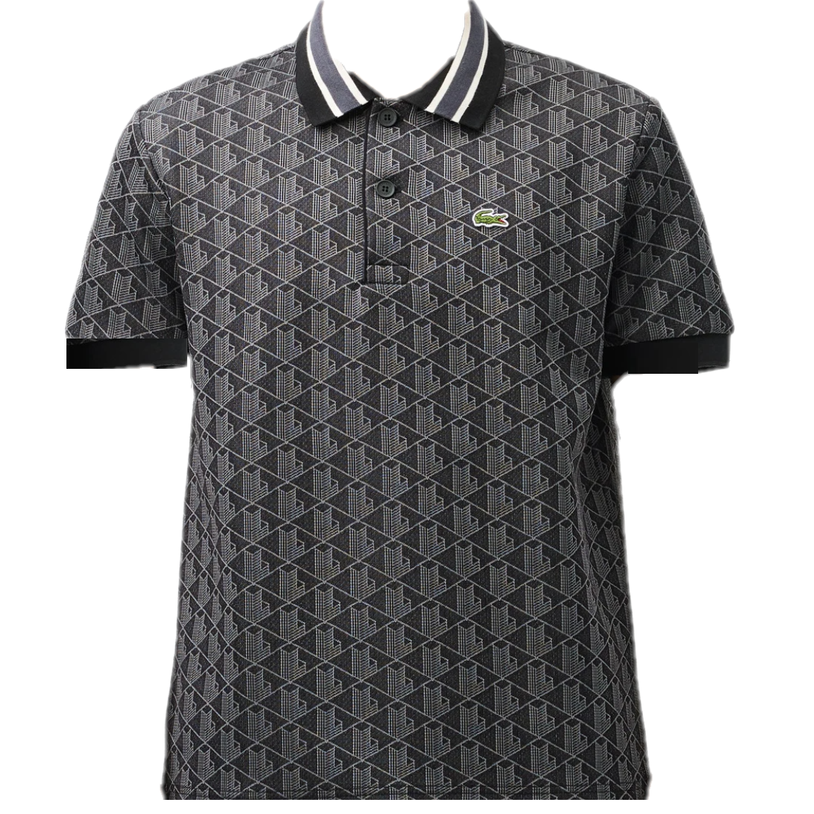 Áo Lacoste Polo Jacquard ‘Grey’ DH1417-10-4PC
