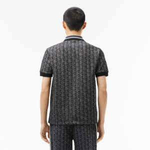 Alternative view of Áo Lacoste Polo Jacquard ‘Grey’ DH1417-10-4PC