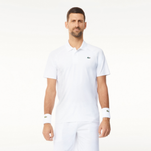 Alternative view of Áo Lacoste Ultra-Dry x Novak Djokovic ‘White’ DH7311-51-001