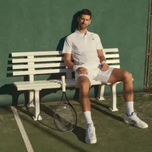 Áo Lacoste Ultra-Dry x Novak Djokovic ‘White’ DH7311-51-001 - Ảnh 3