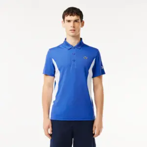 Áo Lacoste Tennis X Novak Djokovic Fan Version ‘Blue’ DH7330-51-IXW - Ảnh 2
