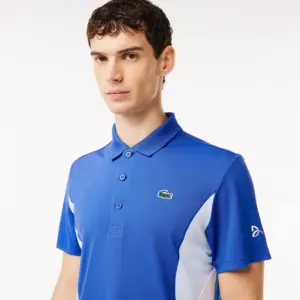 Áo Lacoste Tennis X Novak Djokovic Fan Version ‘Blue’ DH7330-51-IXW - Ảnh 3