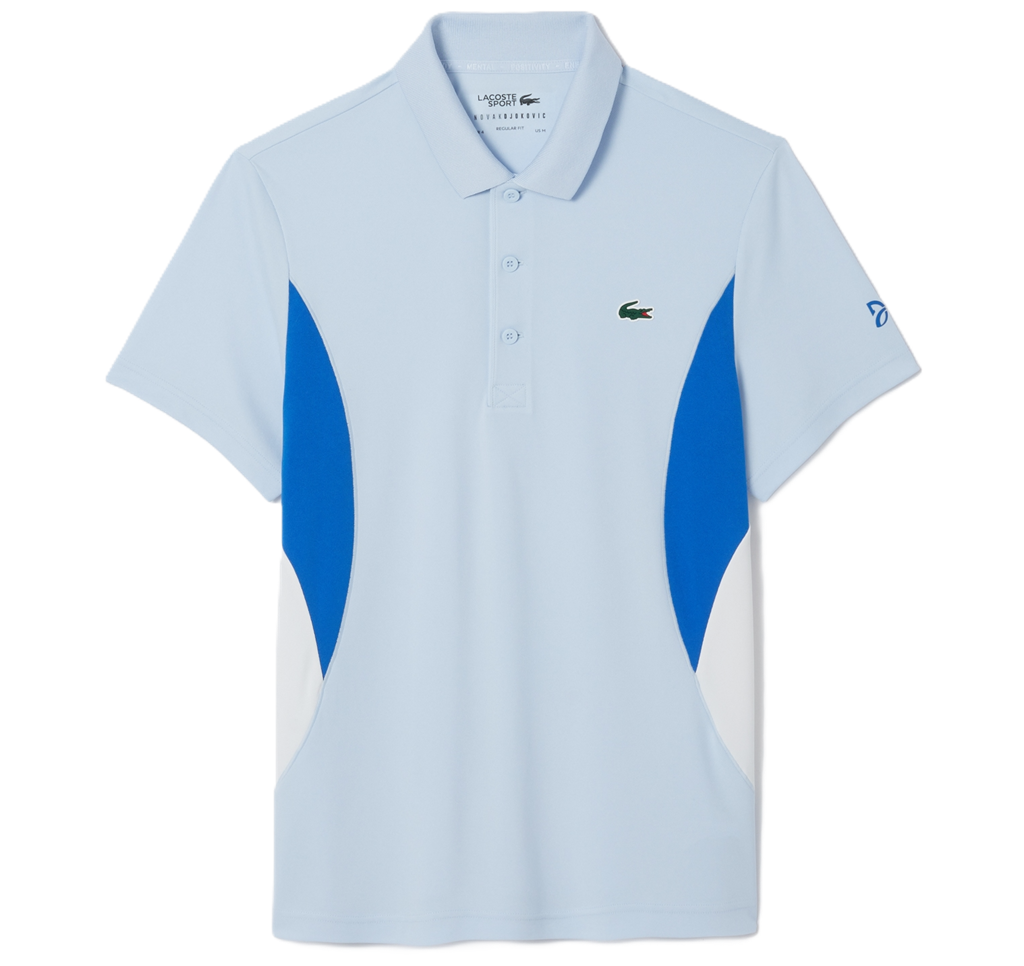 Áo Lacoste Tennis x Novak Djokovic Fan Version ‘Phoenix Blue’ DH7330-51-J2G