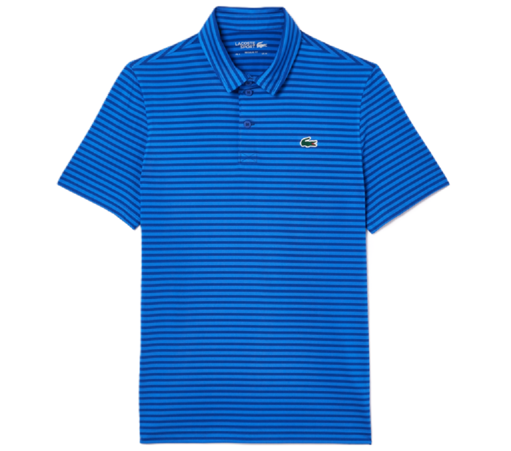 Áo Lacoste Ultra Dry Anti-UV Striped ‘Navy Blue’ DH7418-51-IQ9