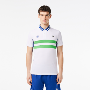 Áo Lacoste Slim Fit Ultra ‘Roland-Garros Edition White’ DH7834-00-ITC - Ảnh 3