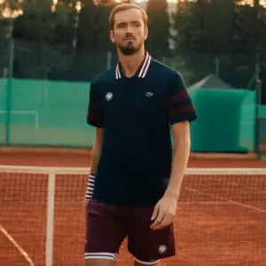 Áo Lacoste Daniil Medvedev Roland-Garros Edition ‘Navy’ DH7851-00-IJV - Ảnh 2