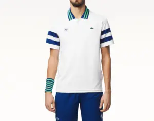 Áo Lacoste Daniil Medvedev Roland-Garros Edition ‘White’ DH7851-00-ITA - Ảnh 2