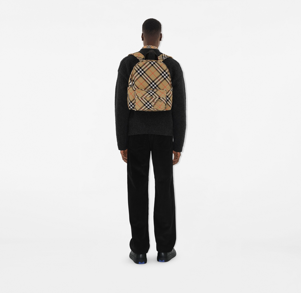 Alternative view of Balo Burberry Small Check 'Sand' 81023541