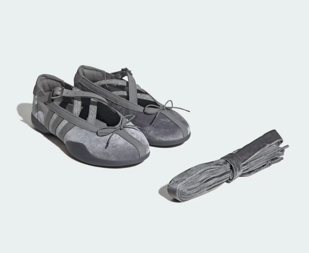 Giày Adidas Taekwondo Mei Ballet ‘Grey’ JR4487 - Ảnh 7