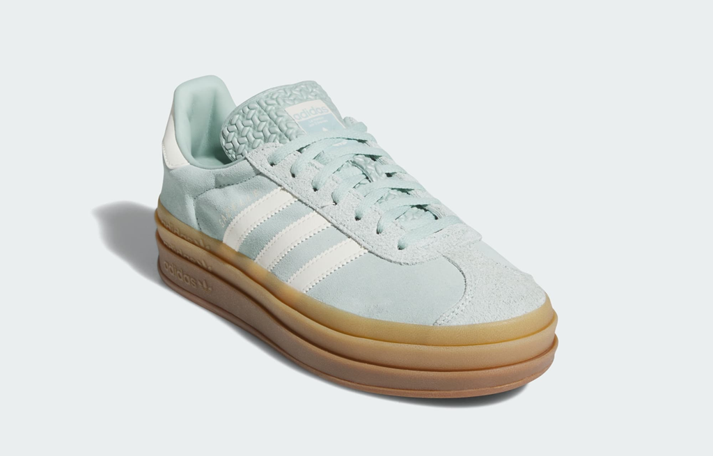 Giày Adidas Gazelle Bold ‘Ash Green’ JS3902 - Ảnh 3