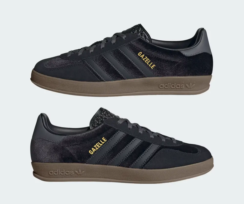 Giày Adidas Gazelle Indoor ‘Black Velvet’ JI2712 - Ảnh 4