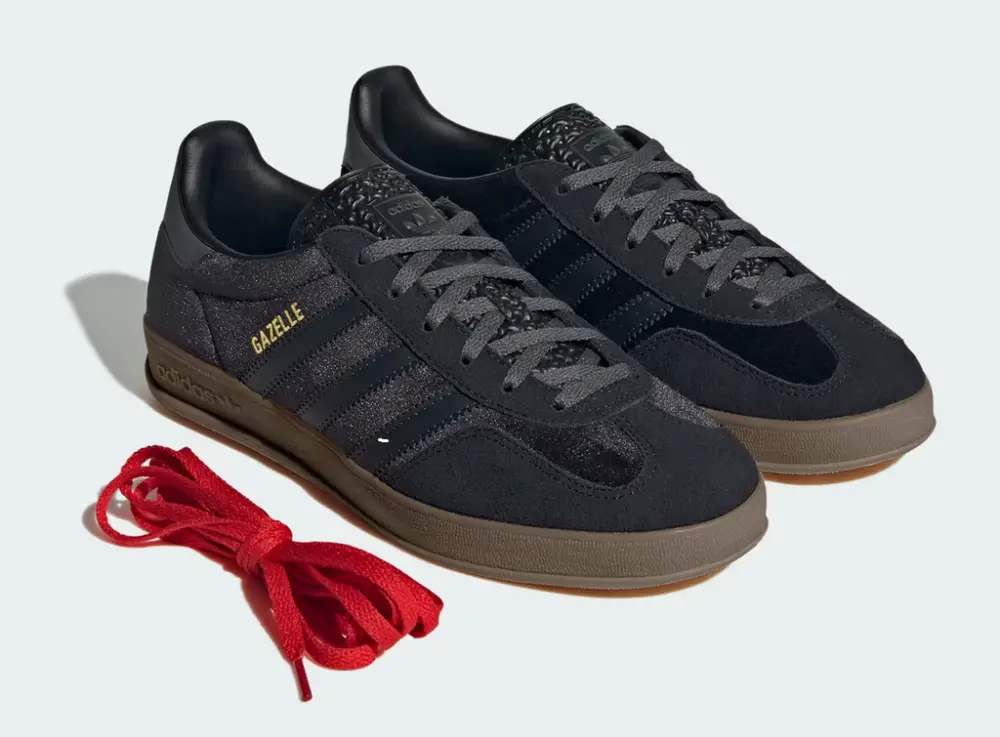 Giày Adidas Gazelle Indoor ‘Black Velvet’ JI2712 - Ảnh 5