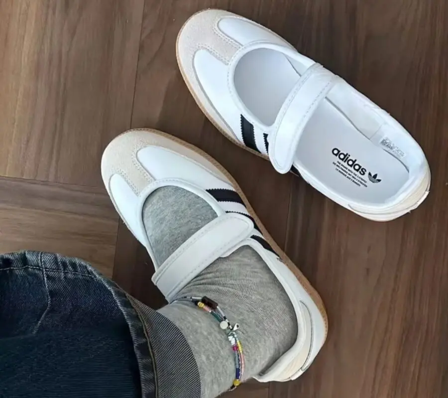 Alternative view of Giày Adidas Samba Jane 'Cloud White' JR1402