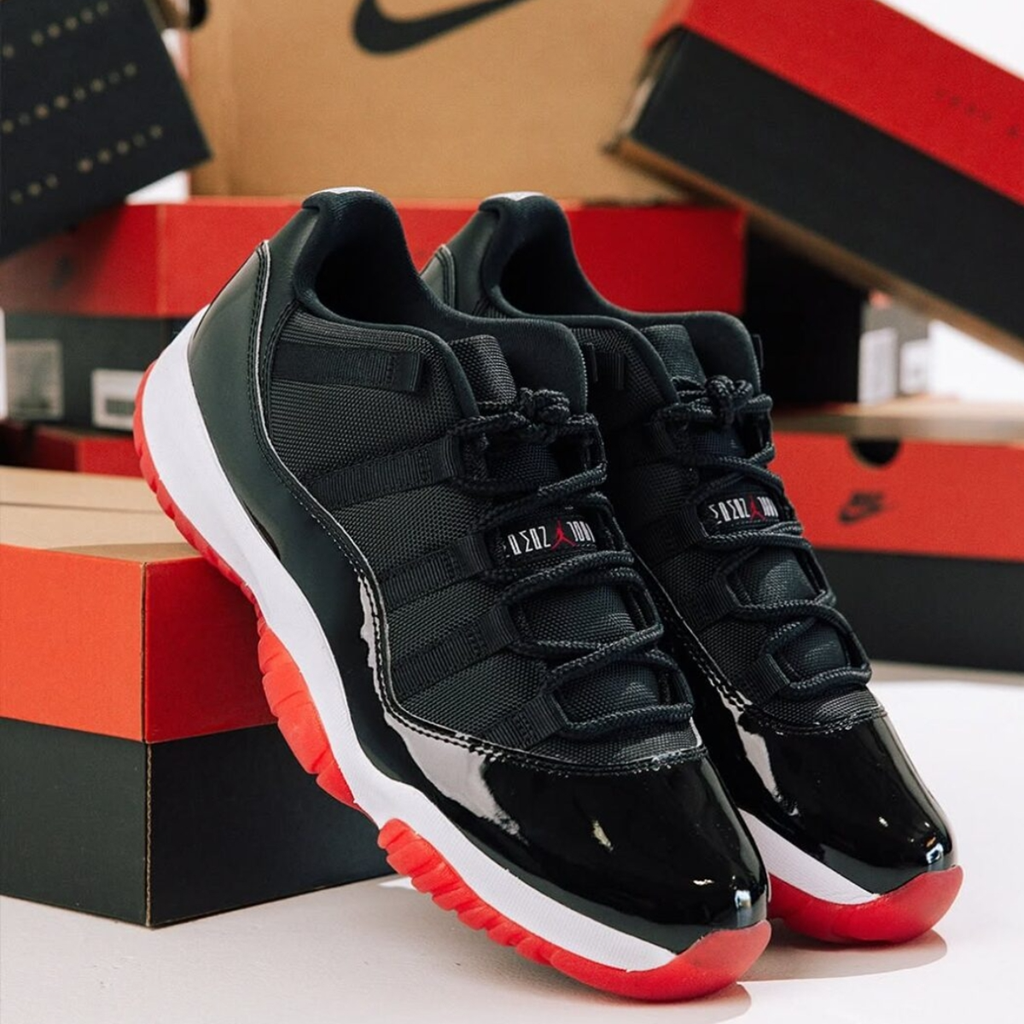 Giày Nike Air Jordan 11 Retro Low 2025 ‘Bred’ FV5104-006 - Ảnh 3